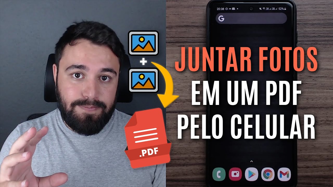 COMO JUNTAR FOTOS E TRANSFORMAR EM UM PDF PELO CELULAR