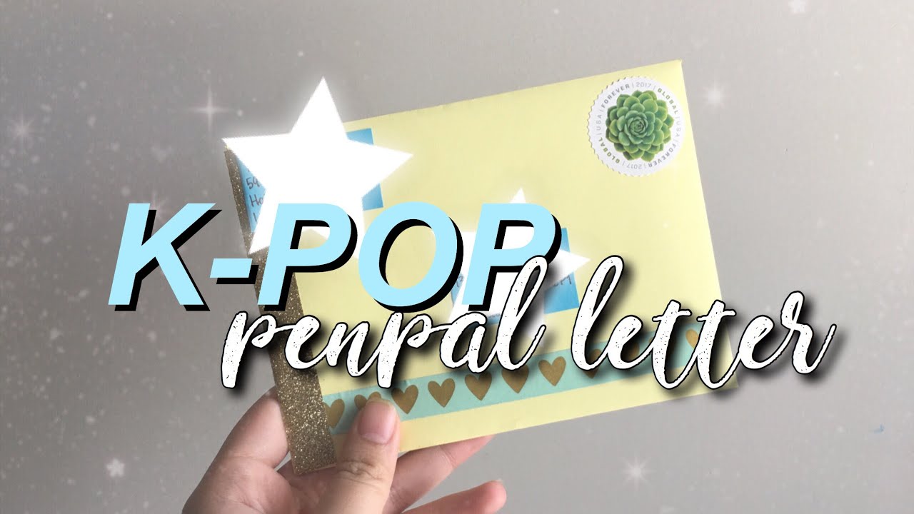 how i make my kpop penpal letters 💌