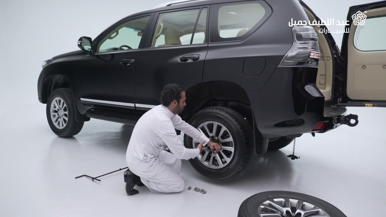 استبدال الاطار المثقوب  | صنها بنفسك Toyota DIY