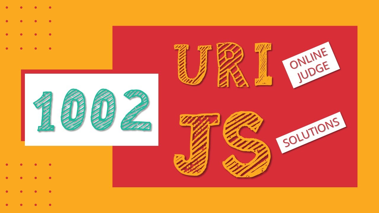URI 1002 - URI Online Judge e Javascript Solutions