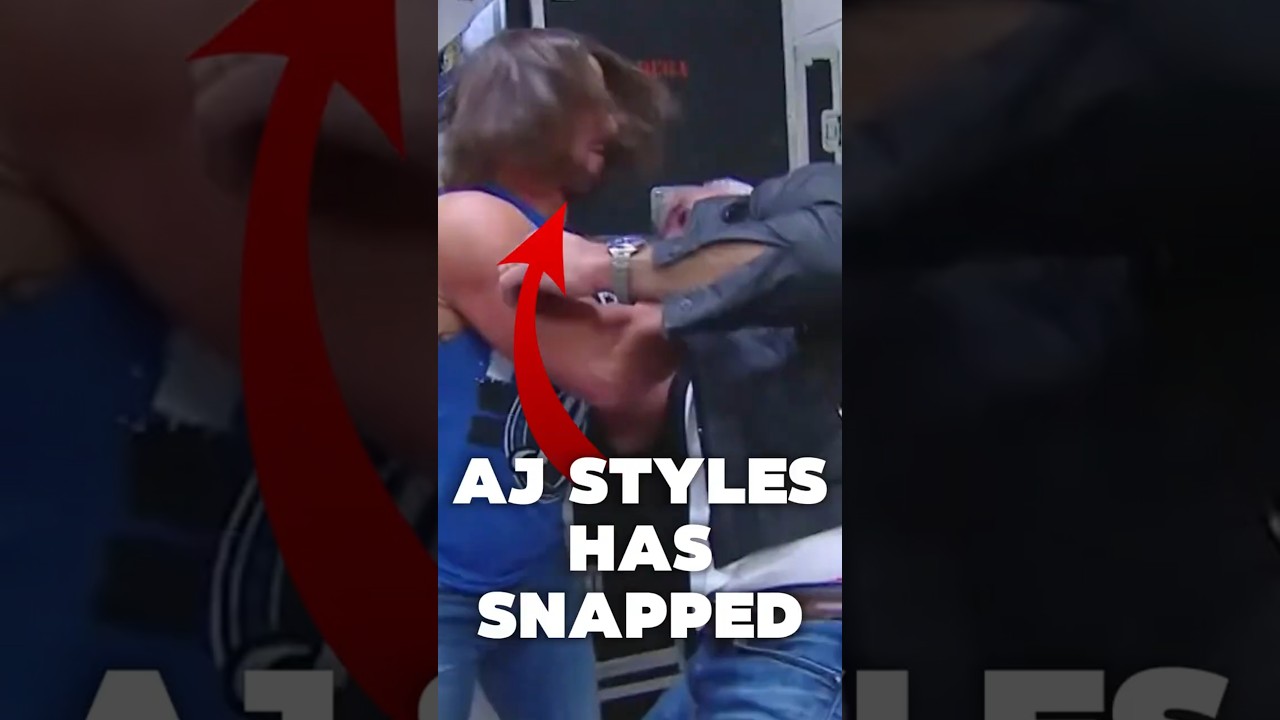 AJ Styles DECLARED WAR on Shane McMahon #wwe #wrestling #shorts