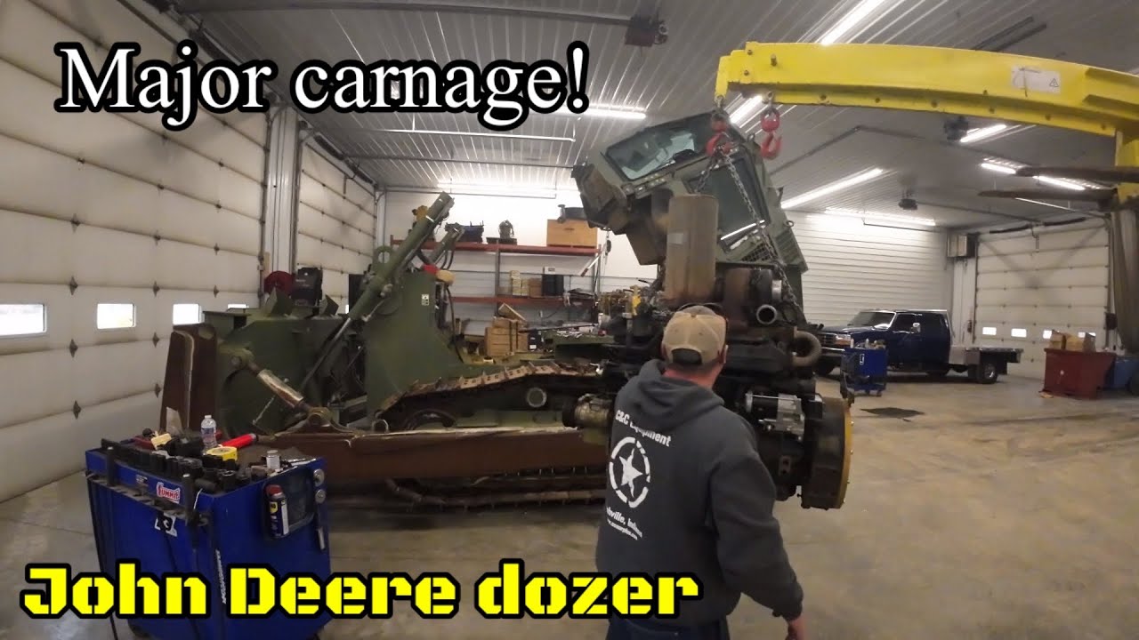 What happens when you run a John Deere 850J ex military dozer without engine oil 🤦&zwj;♂️🤦&zwj;♂️part 2
