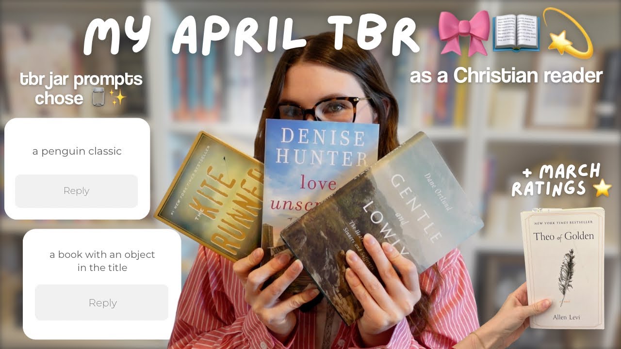 🫙Подсказки для составления списка книг для чтения на апрель 📖💐 + Обзоры книг на март | Христианск...