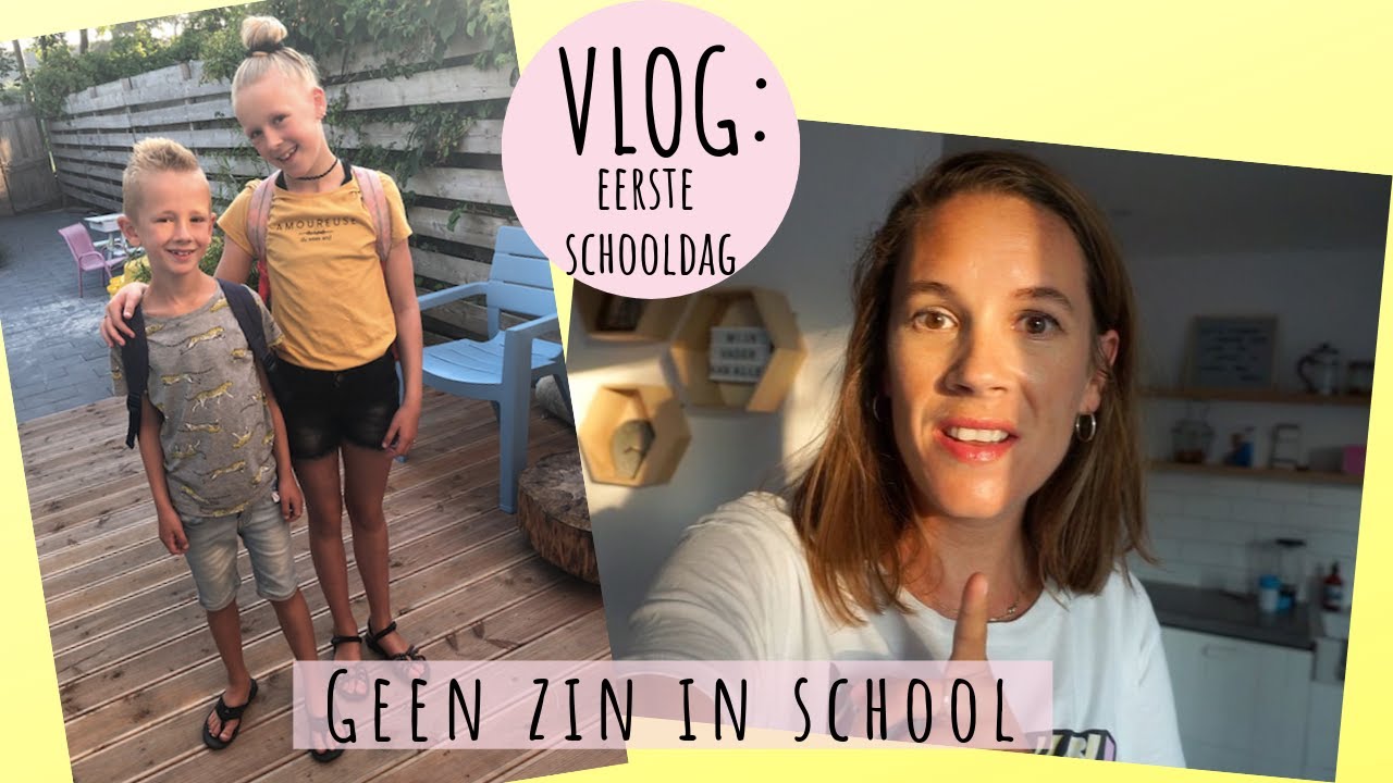 Eerste schooldag - vroeg uit bed (26 08 2019 - #daanliesenkids)