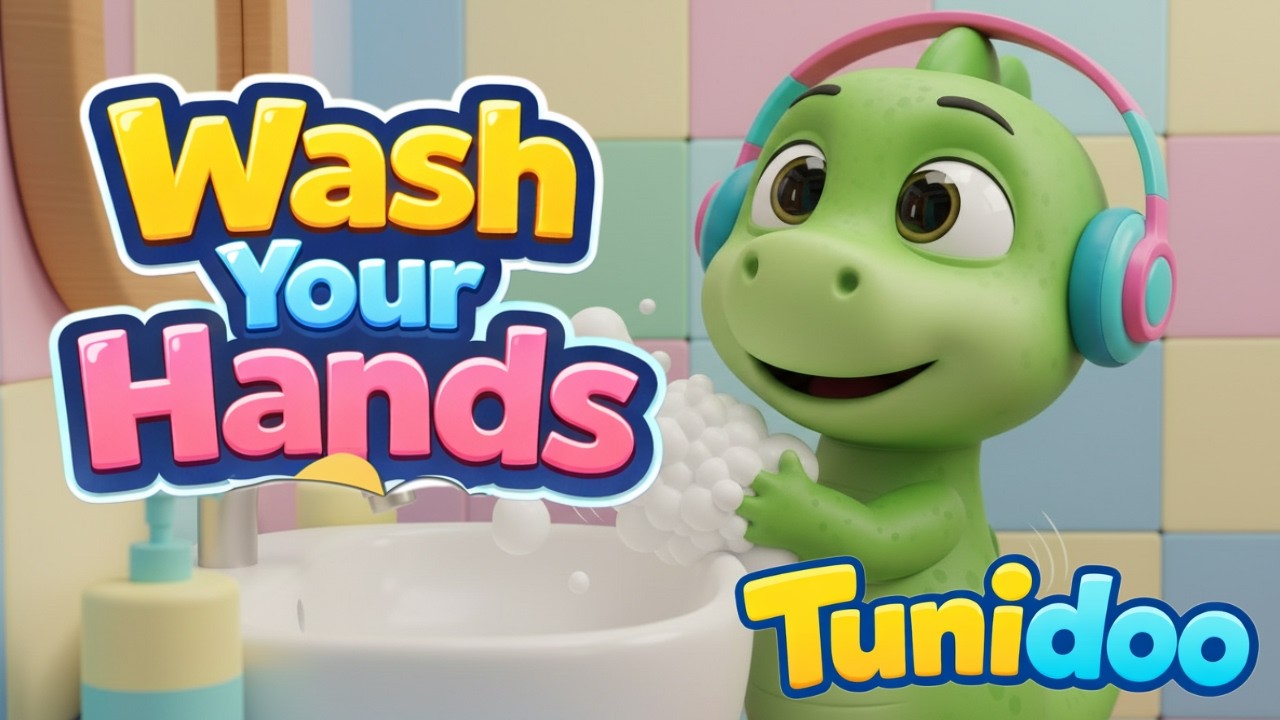 Wash Your Hands 🧼  Fun Hygiene Song for Kids | Tunidoo