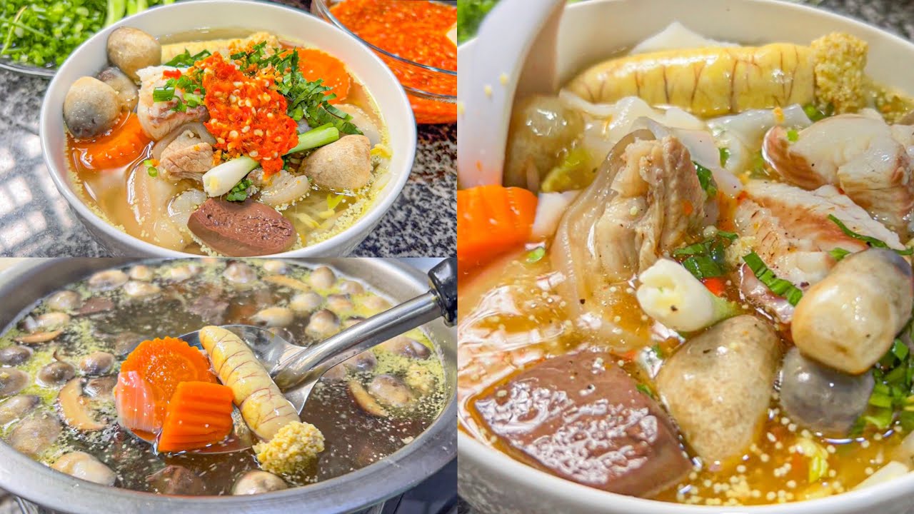 រូបមន្តធ្វើស៊ុបបាញ់កាញ់ត្រីឲ្យមានជាតិឆ្ងាញ់​ [The Best Homemade Rice Noodle Soup with Fish Recipes]
