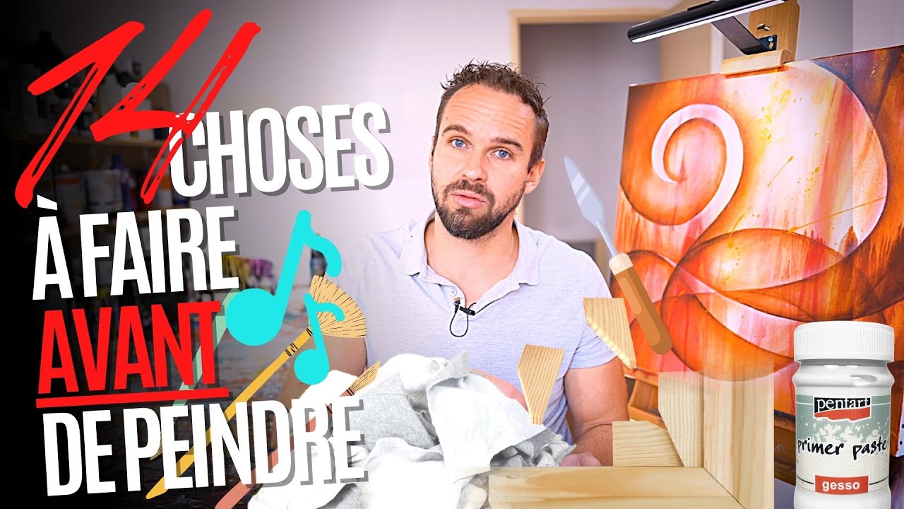 🎨 14 choses à TOUJOURS FAIRE avec la peinture acrylique