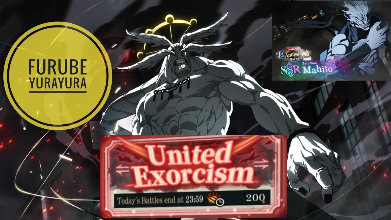 United Exorcism VS Mahoraga - Jujutsu Kaisen Phanton Parade