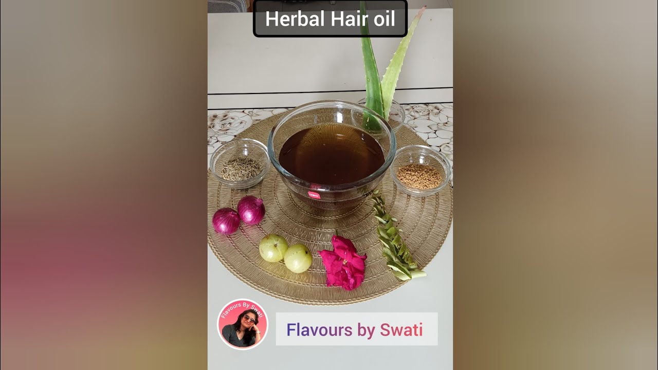 Herbal Hair Oil for Faster Hair Growth | Stops Hair fall in 15 Days | DIY Homemade Hair Oil