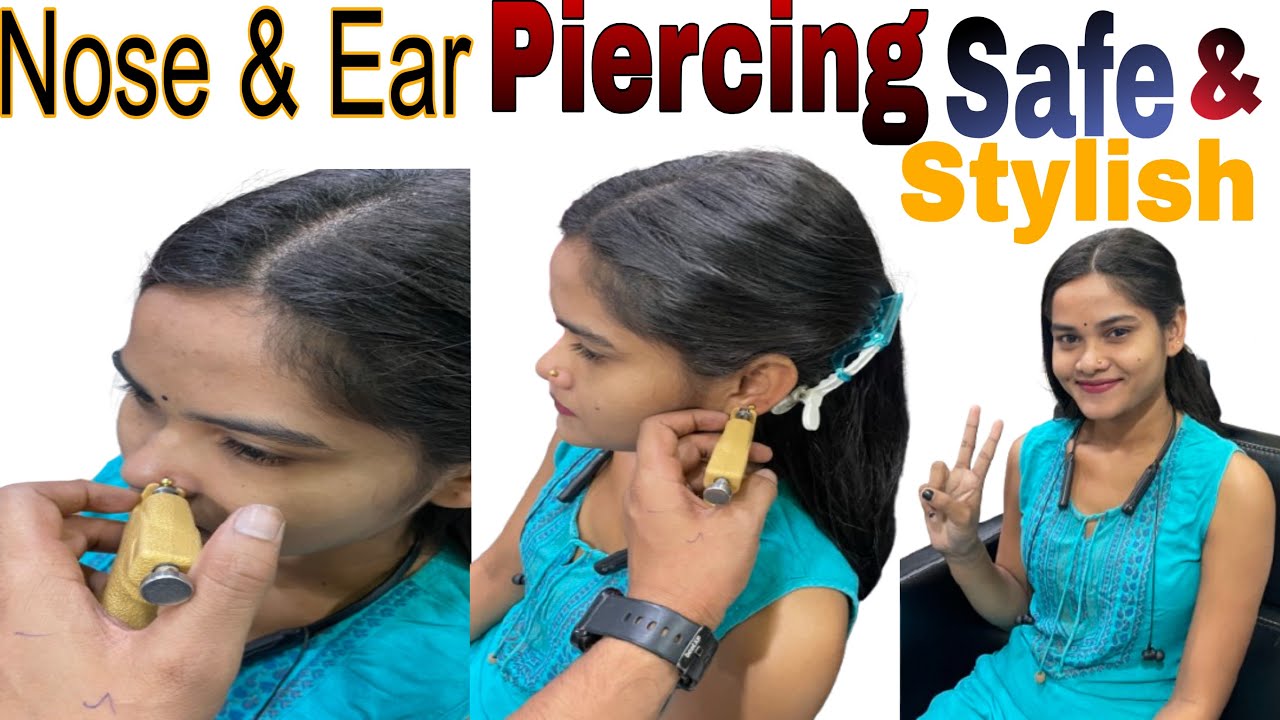 Nose & Ear Piercing 💎Safe, Stylish & Pain-Free Transformation! Nose & Ear Piercing Kaise Karte Hain