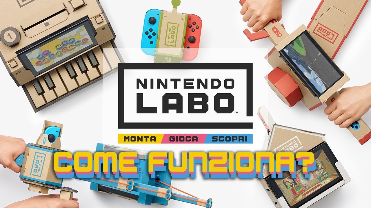Nintendo Labo per Switch: come funziona?