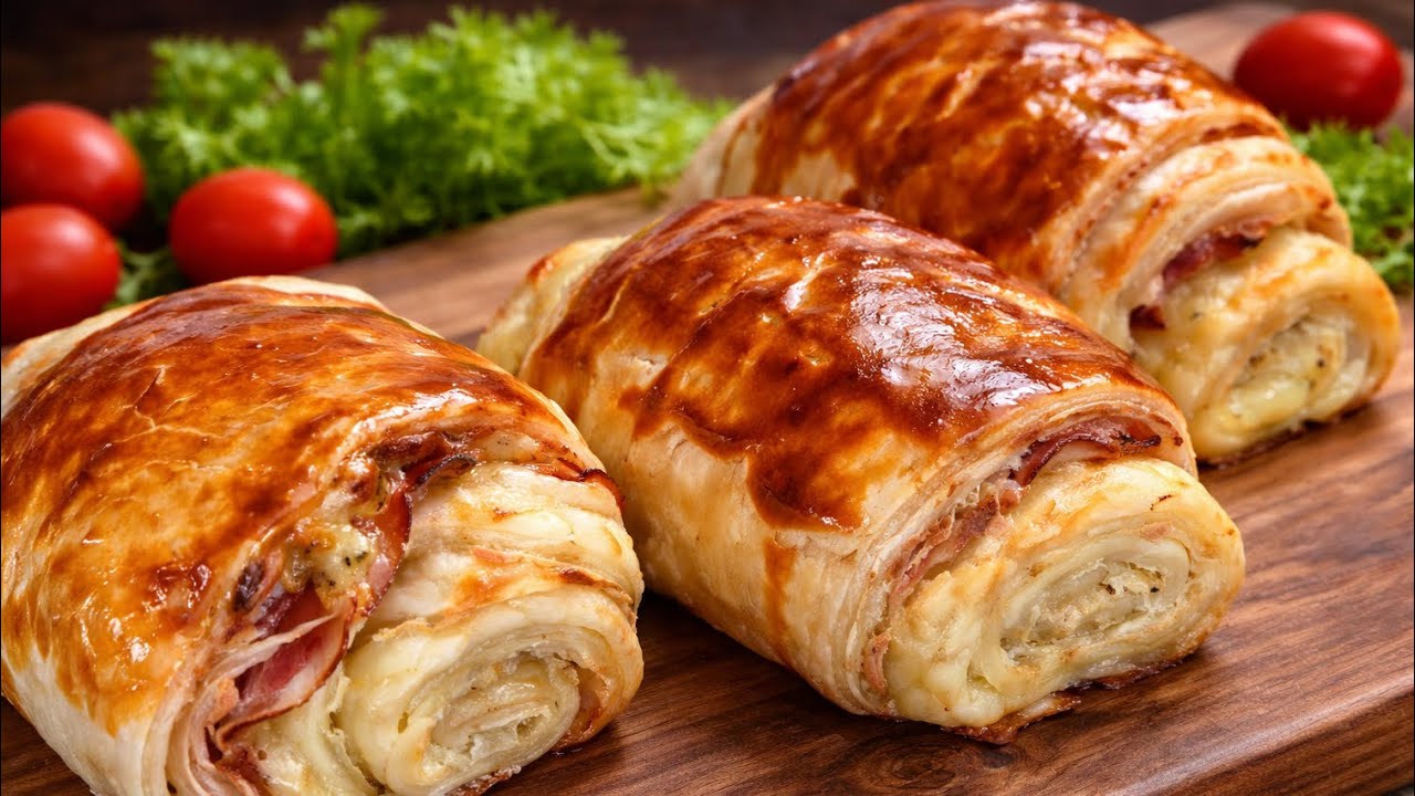 Knusprige Blätterteig-Röllchen – schnell & einfach