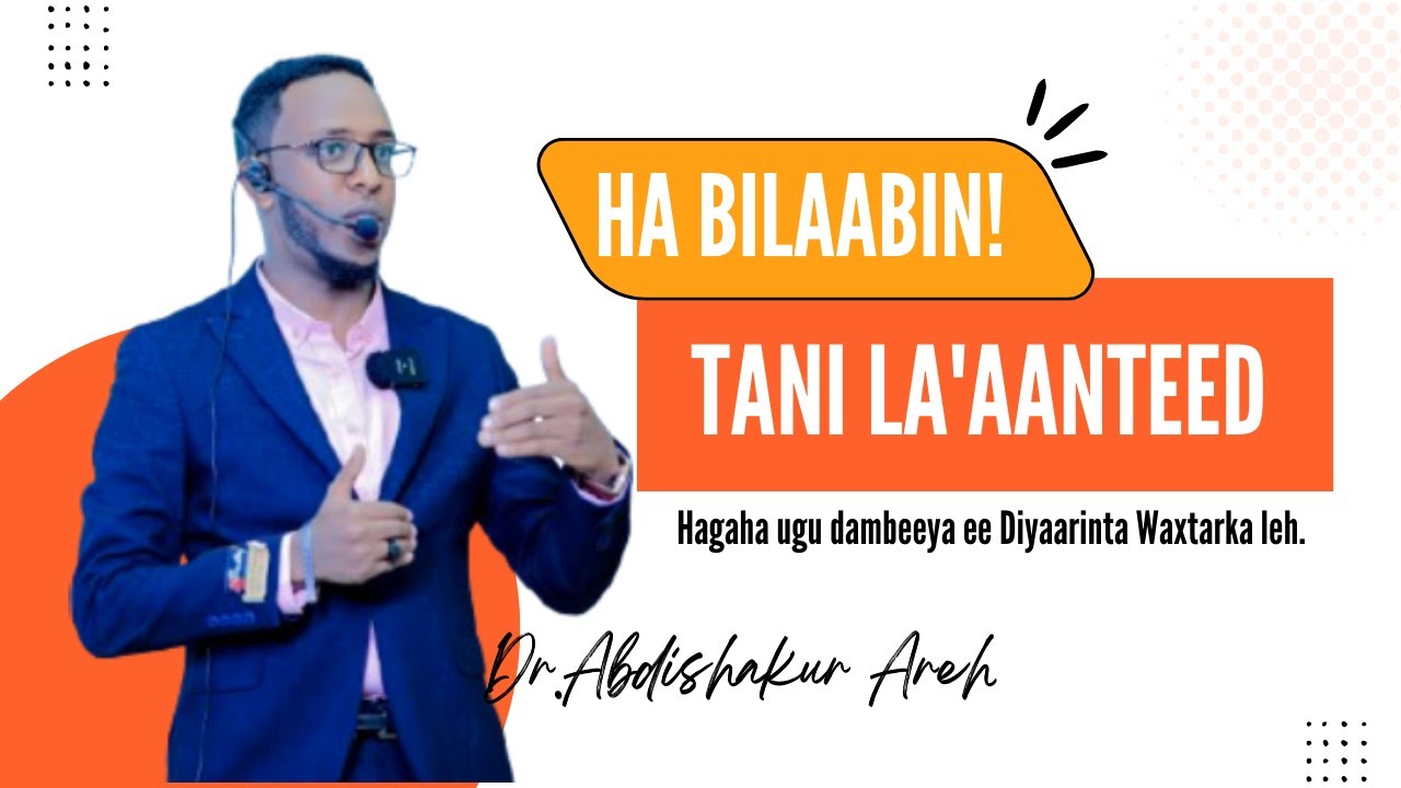 Ha Bilaabin Tani La'aanteed ! Hagaha ugu dambeeya ee Diyaarinta Waxtarka leh👌