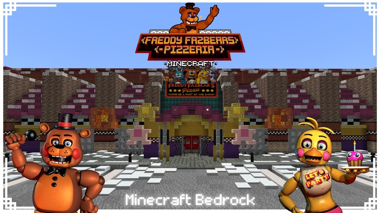 [FNAF 2] Freddy Fazbear's Pizza's Minecraft Bedrock map