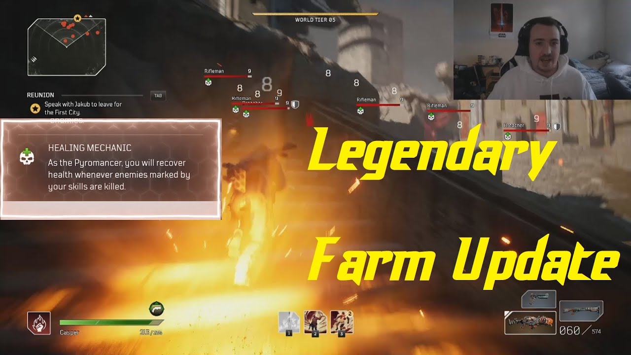 Pyromancer UPDATED legendary farm guide | OUTRIDERS