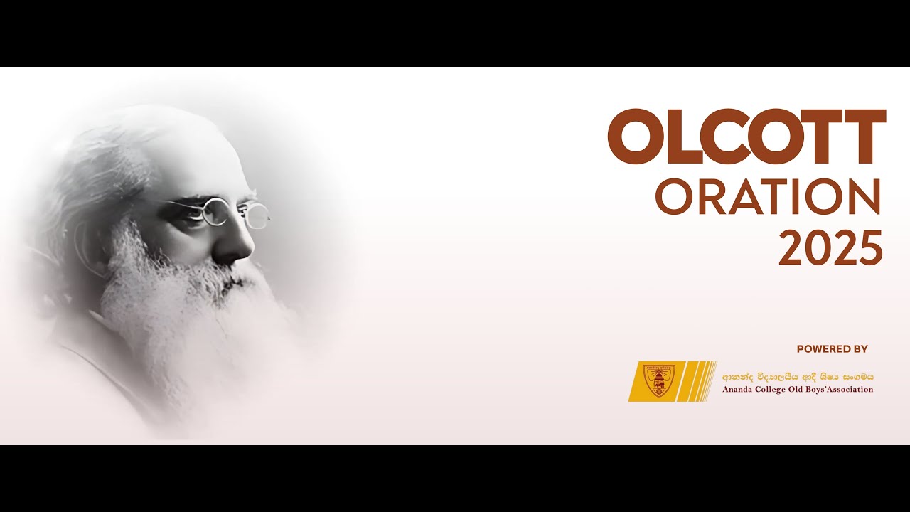 Olcott Oration 2025