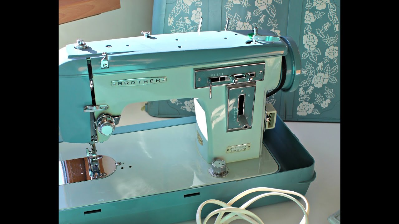 How to use a Vintage Brother sewing machine J-A 28 (download the manual)