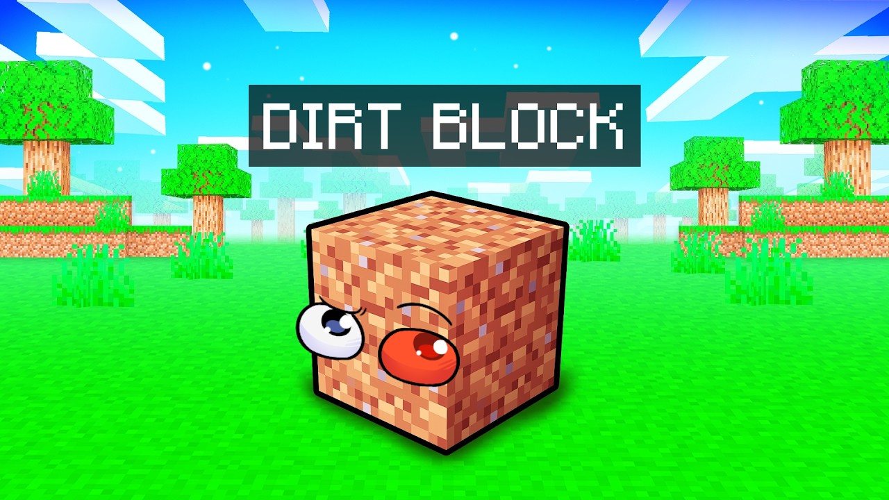 ODRODZONY jako BLOK ZIEMI w Minecrafcie!
