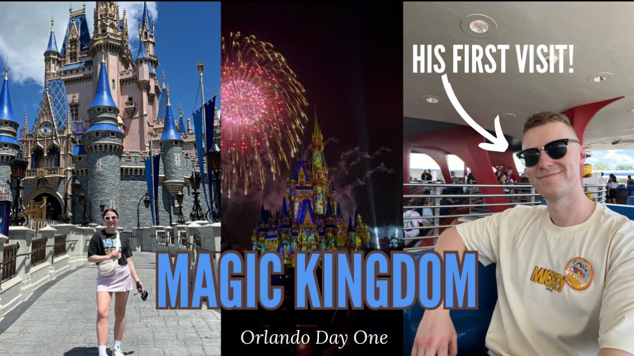 DISNEY WORLD FIRST TIME VLOG! Magic Kingdom! Orlando Day 1
