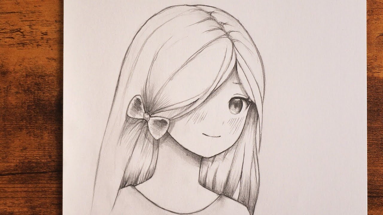 How to Draw Anime | Easy and Cute Girl Drawing step by step | Anime Tutorial drawing