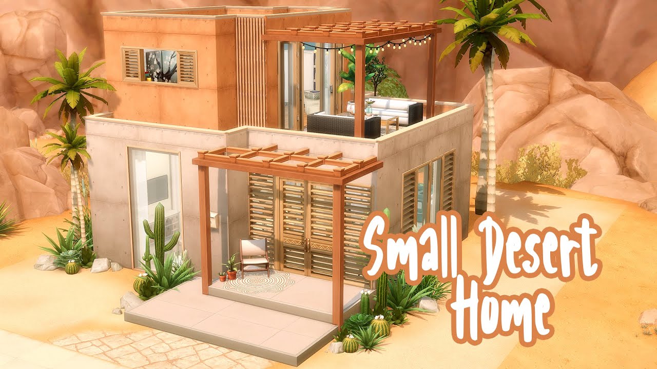Small Desert Home! | The Sims 4 Speed Build | No CC