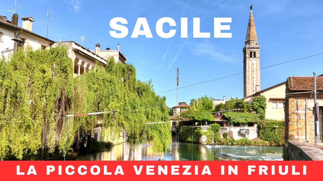 SACILE la piccola Venezia costruita sulle isole del Fiume Livenza il Giardino dei Dogi di Venezia