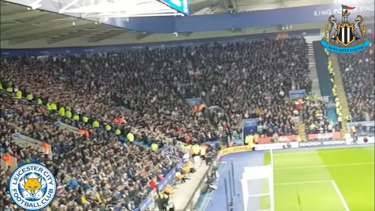 NEWCASTLE FANS AT LEICESTER | LEICESTER 0-1 NEWCASTLE | 3300 GEORDIES SINGING