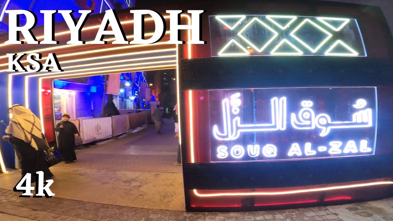 [4K] Riyadh - SOUK AL ZAL walk【4K WALK】 Walking Tour & Travel Guide 🎧 Binaural Sound