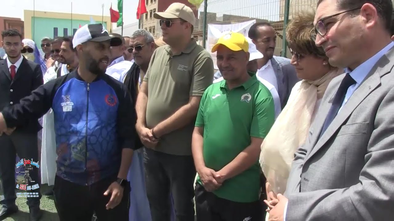 زيارة البطلة العالمية السابقة نزهة بدوان  لبوجدور في إطار الاحتفالات بالذكرى 25 لعيد العرش المجيد