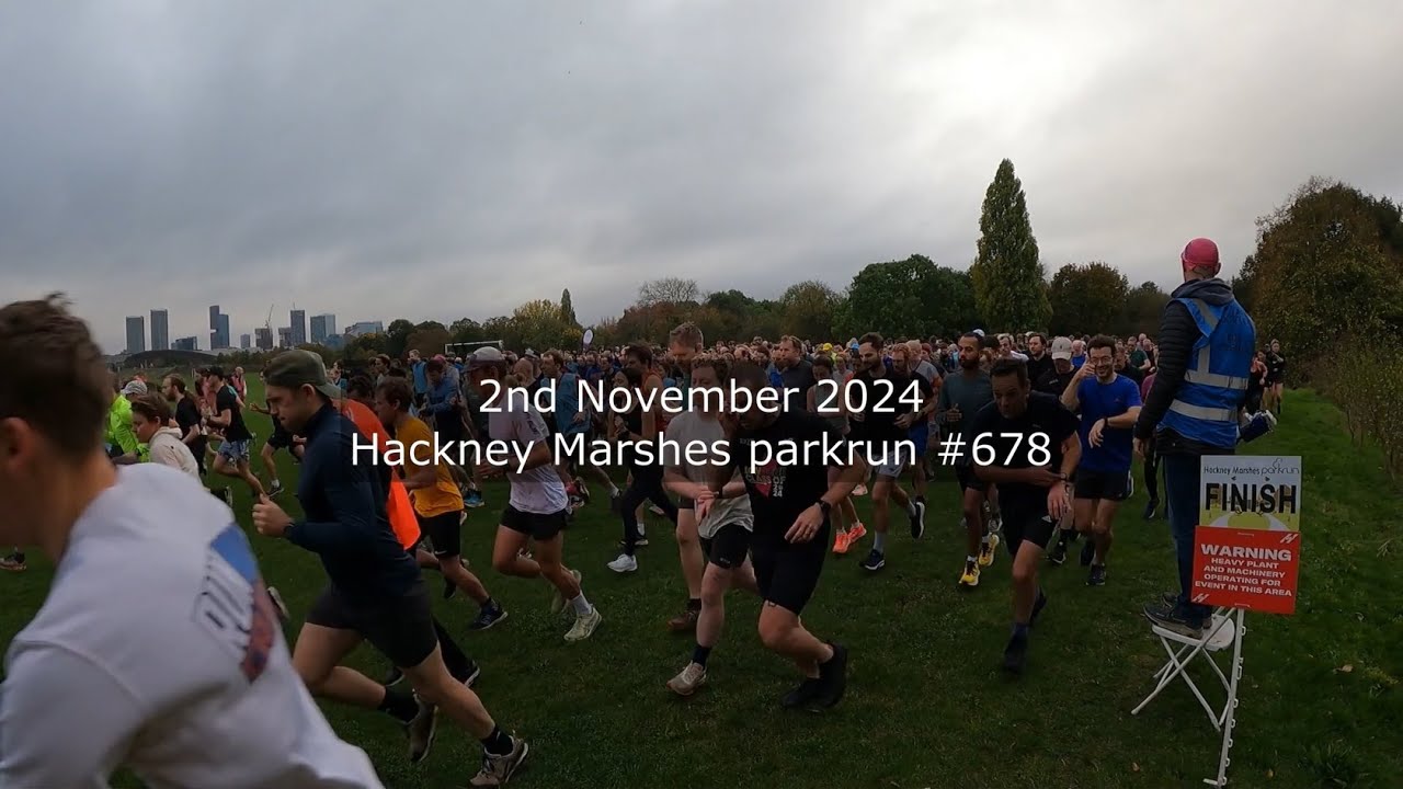 Hackney Marshes parkrun, #678 - November 2nd 2024 (fast)