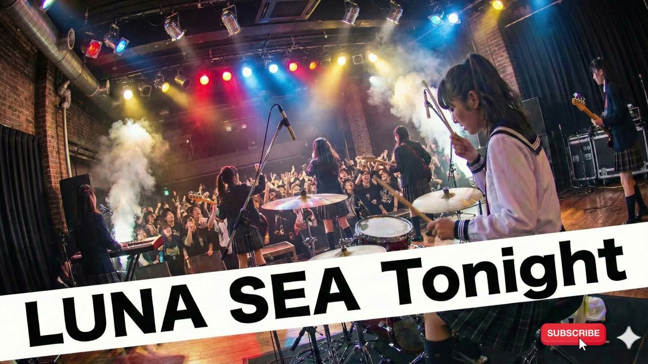 LUNA SEA Tonight｜Japanese Girls AI Rock Band｜邦楽カバー