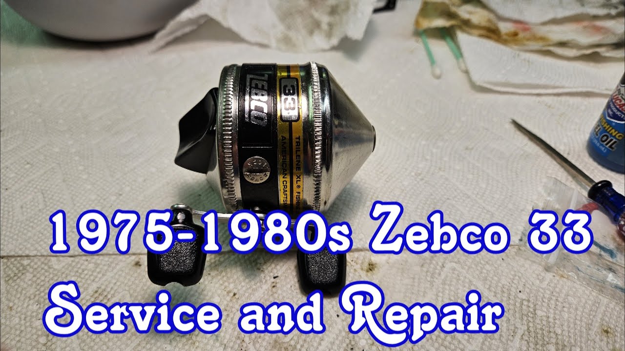 1975-80s Zebco 33 Service and Repair