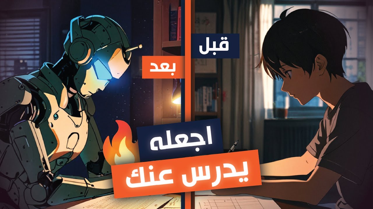 كيف جعلت الذكاء الصناعي يدرس عني ؟ طرق رهيبة جداً🔥