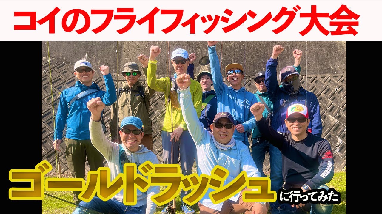 【コイのフライ】第１回ゴールドラッシュ杯に行ってみた！#フライフィッシング  #釣り #鯉釣り