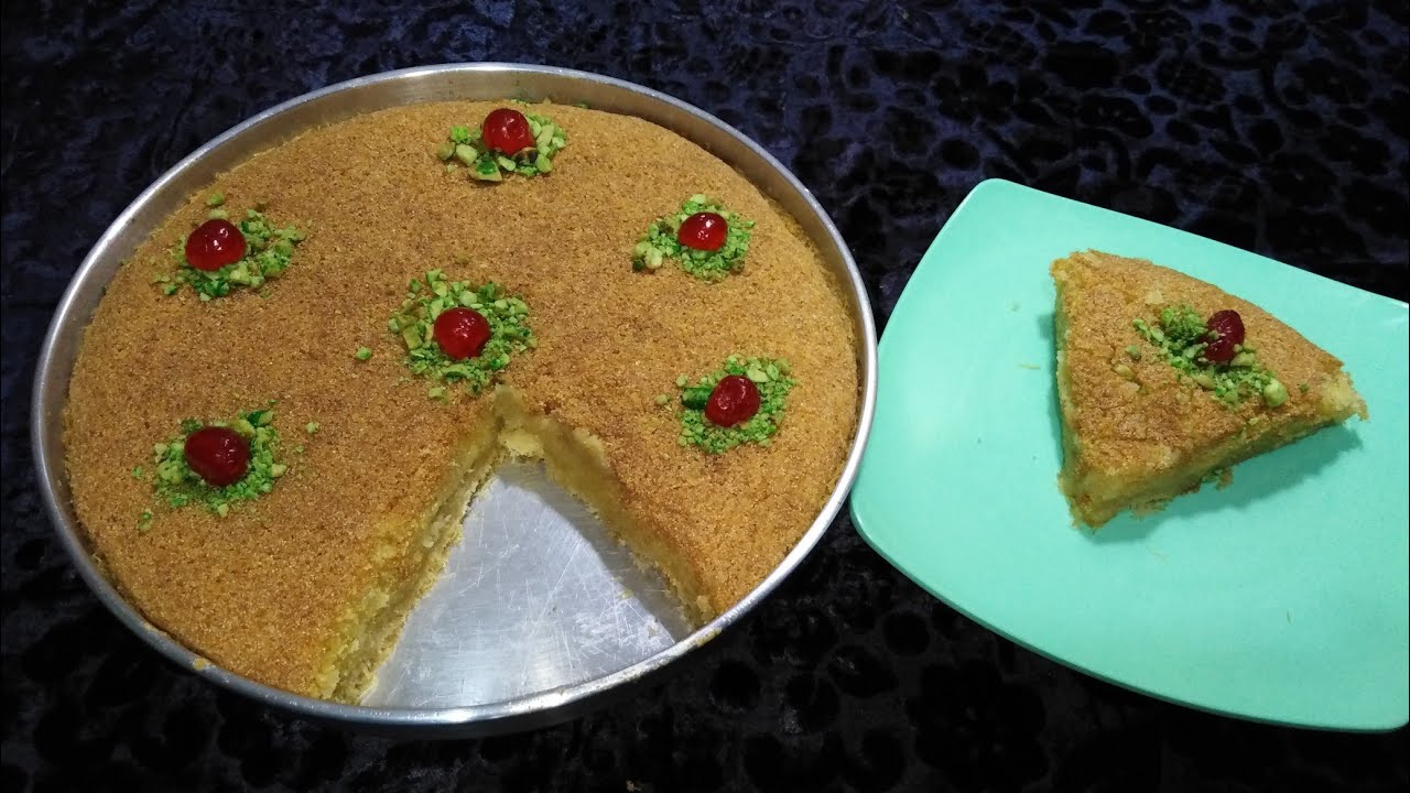 احلى صينية كنافة بالبسبوسة إنما ايه خيال علمى 🥧