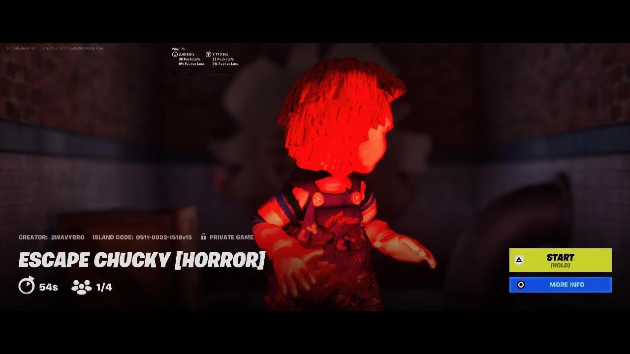 Fortnite creative: Escape Chucky item location walkthrough