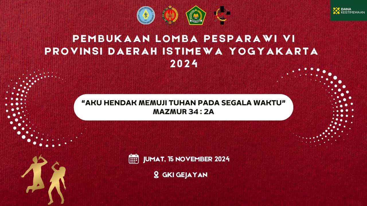 PEMBUKAAN PESPARAWI VI PROVINSI DAERAH ISTIMEWA YOGYAKARTA - JUMAT, 15 JANUARI 2024