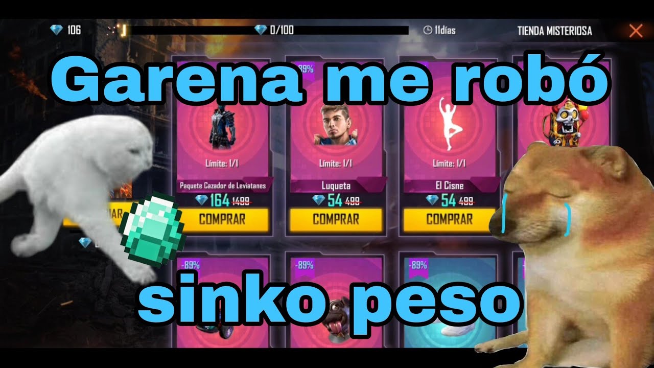 Garena me robó sinko peso:'v - Final inesperado xd - Liz Uzumaki