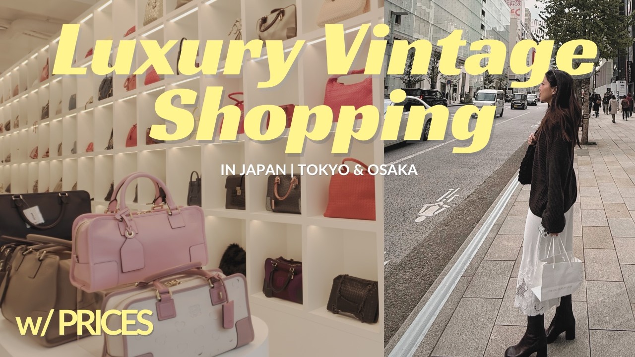 Luxury Vintage Shopping in Japan with Pricing 🇯🇵👜 | Hunting for Chanel
