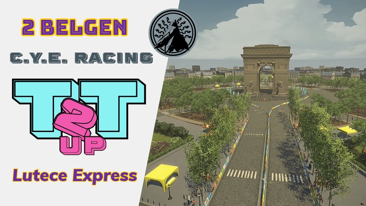 Zwift // 2UP TT -2 Belgen - Lutece Express
