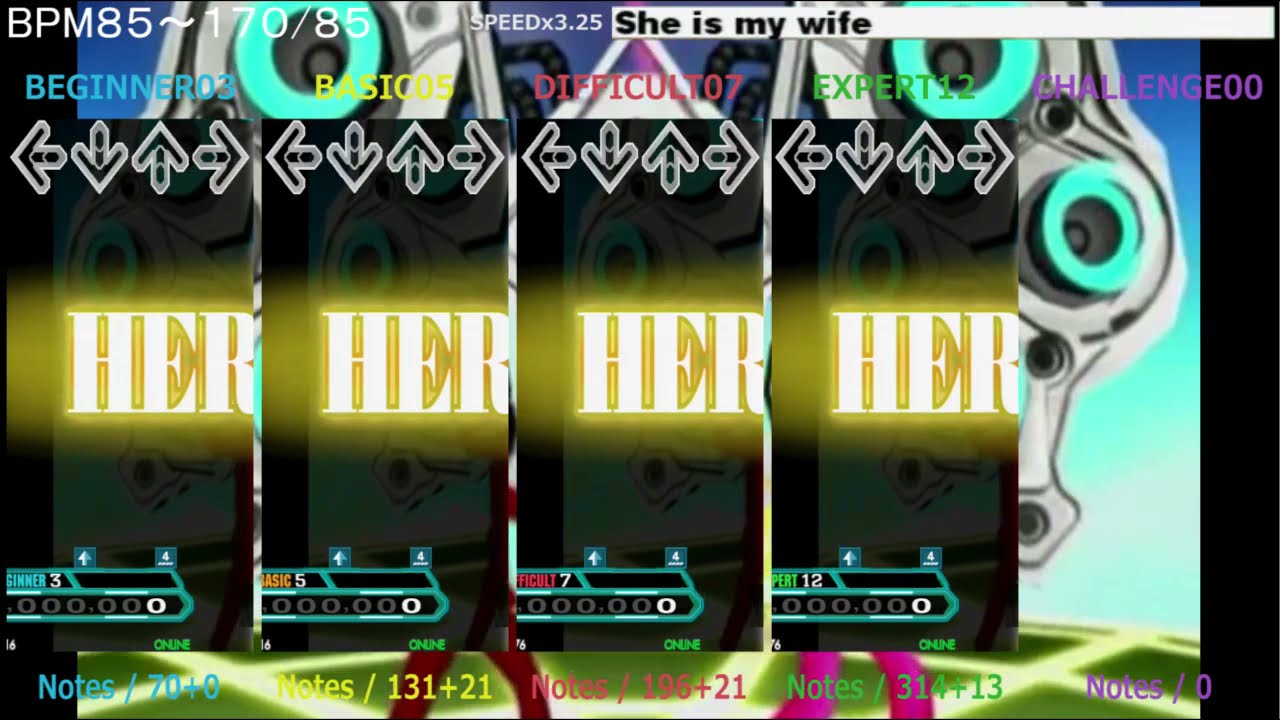 DDR / She is my wife - SINGLE (DanceDanceRevolution X2)