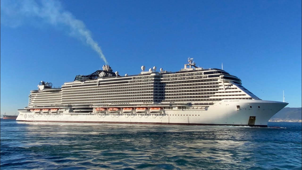 Msc Seaside departing Gibraltar