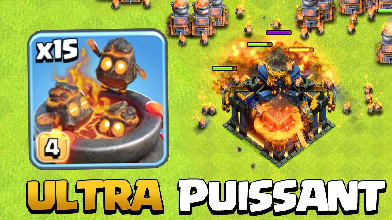 La Fournaise est Tellement PUISSANTE quand tu en joues 15 ! Clash of Clans