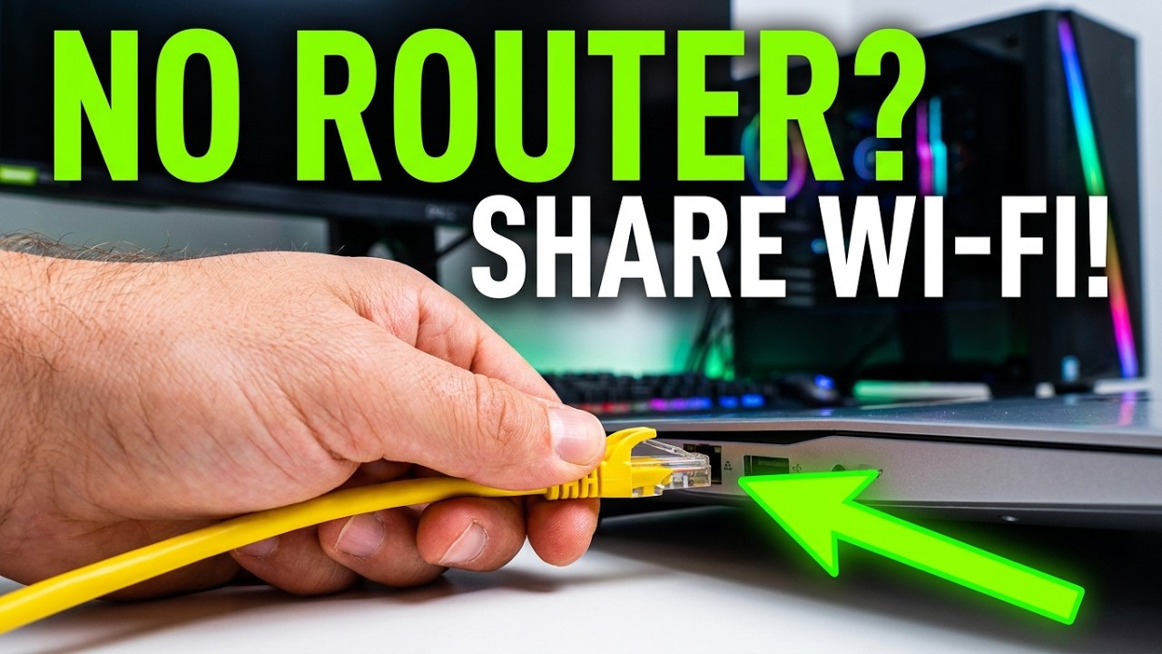 Как поделиться Wi-Fi-интернетом между компьютерами с помощью Ethernet-кабеля | Windows и Linux (л...