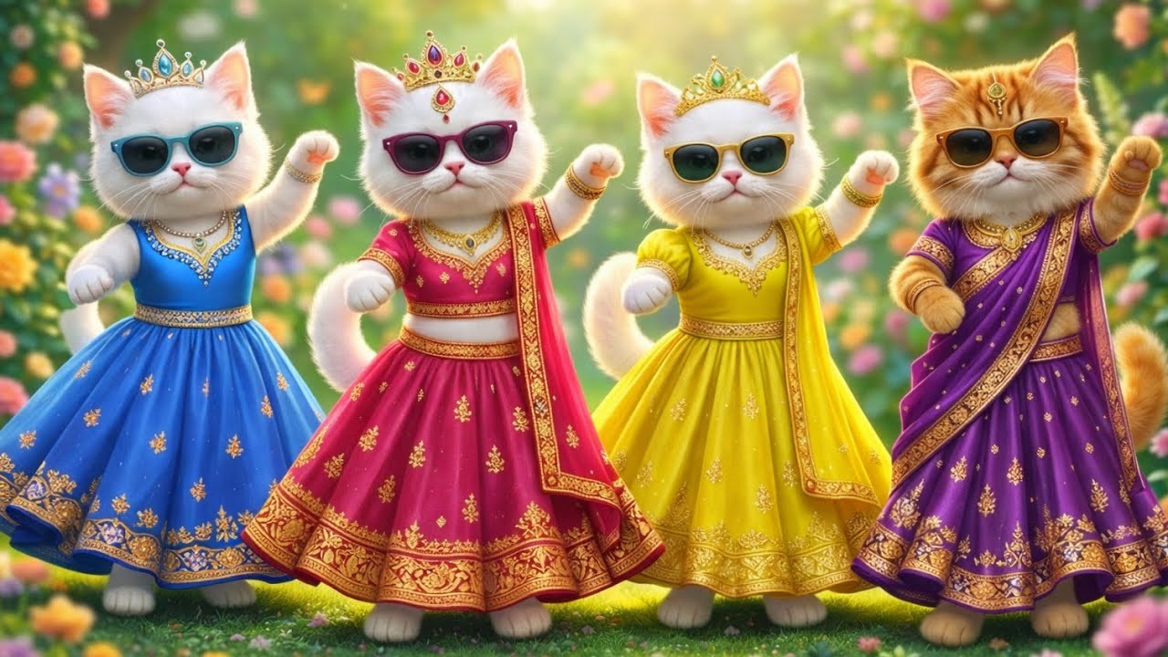 बिल्ली डांस | Cutest Cat videos funny dance🤣💃Videos for cats #funny #dancingcat #cat⁩#cute 