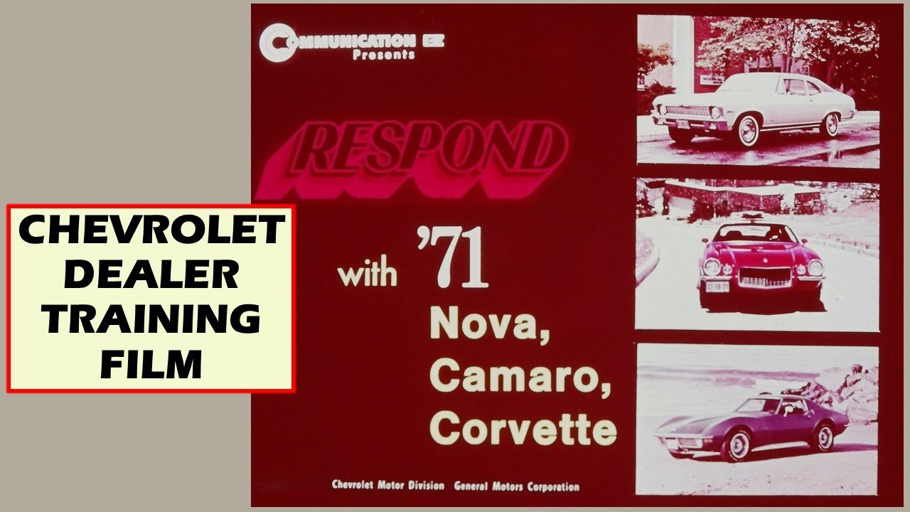 1971 Nova, Camaro, & Corvette Introduction - Chevrolet Dealer Training Film