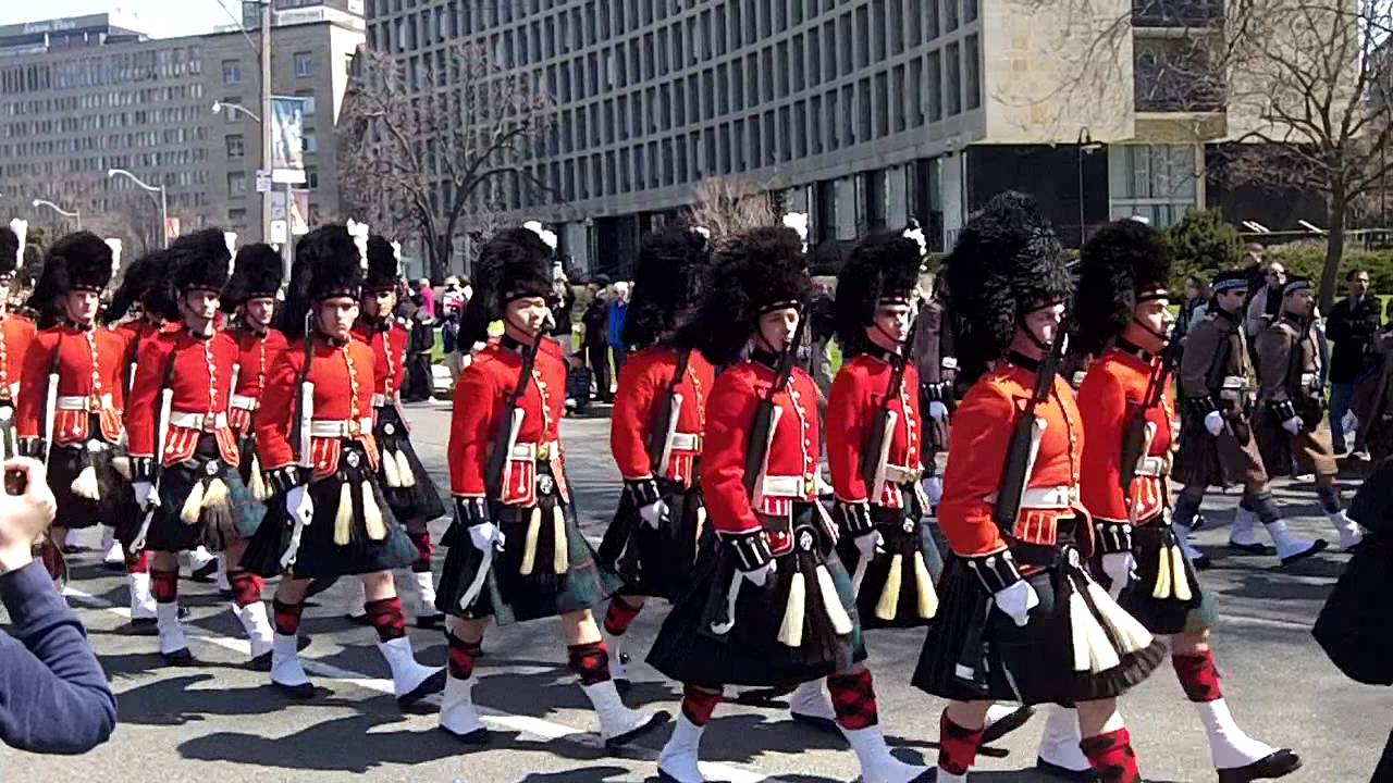 Battle of York 200th Anniversary Parade featuring the Toronto Scottish, 48th Highlanders and 32 Serv