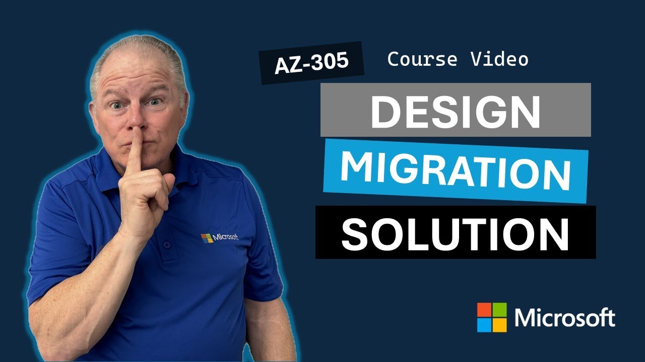 Design a migration solution AZ-305