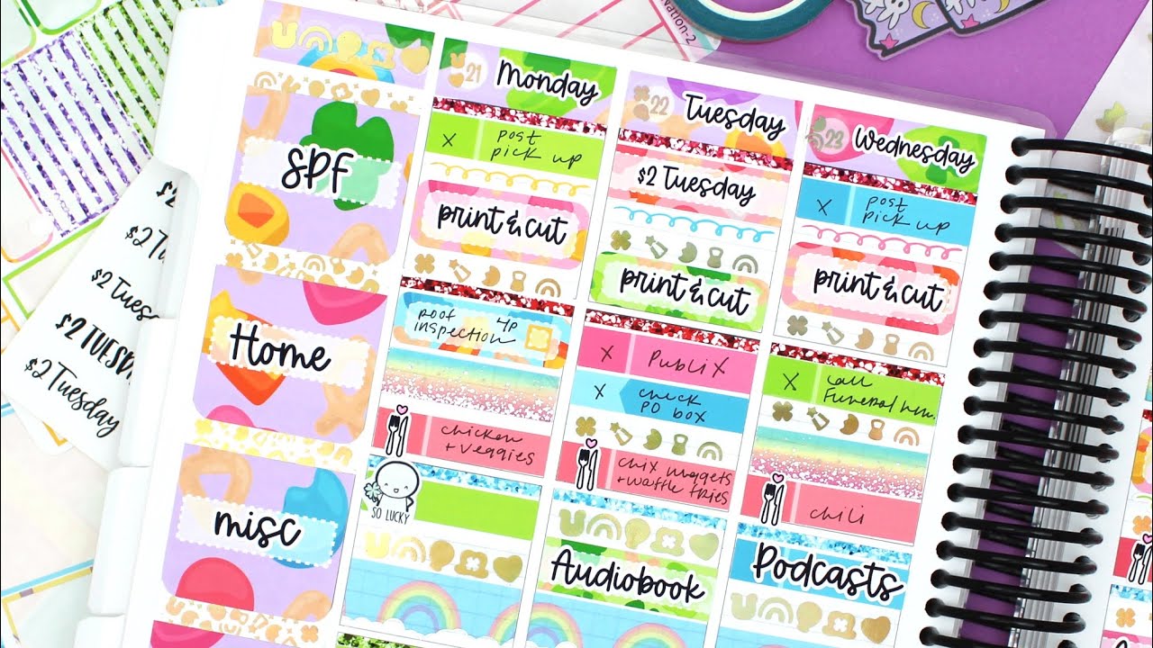 Plan With Me || March Plan With Me || Sugar Pop Fizz