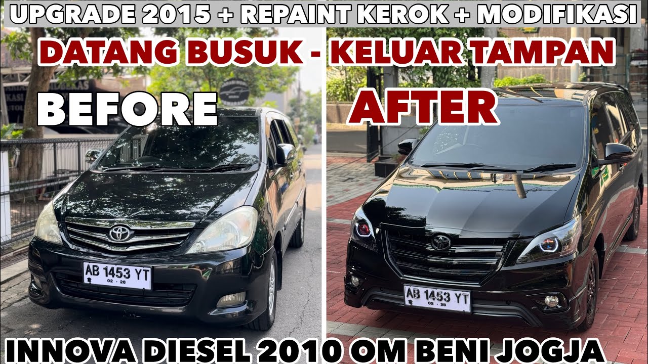 Gak Nyangka! Innova 2010 Diesel Tua Dirombak Total🔥 MODIFIKASI RESTORASI UPGRADE 2015 Om Beni Jogja